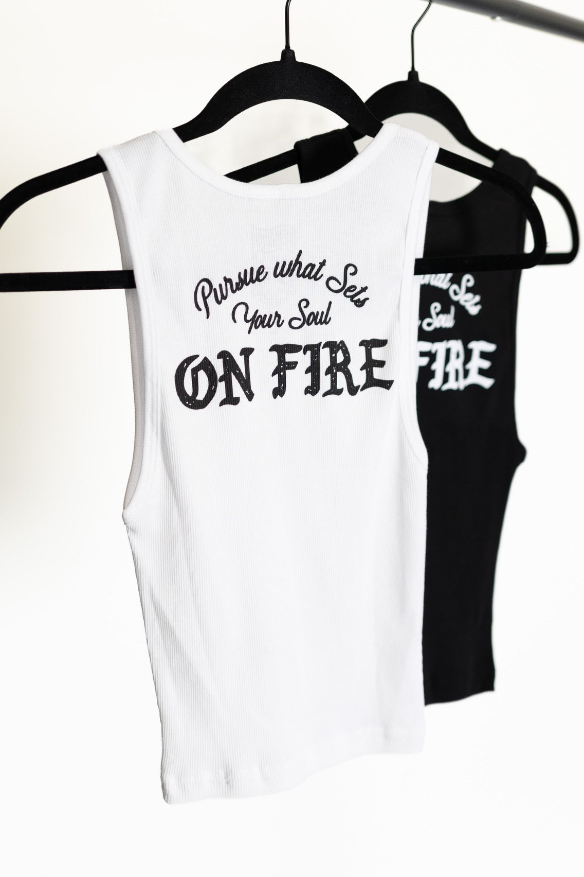 Set It On Fire Baby Ribbed Tank